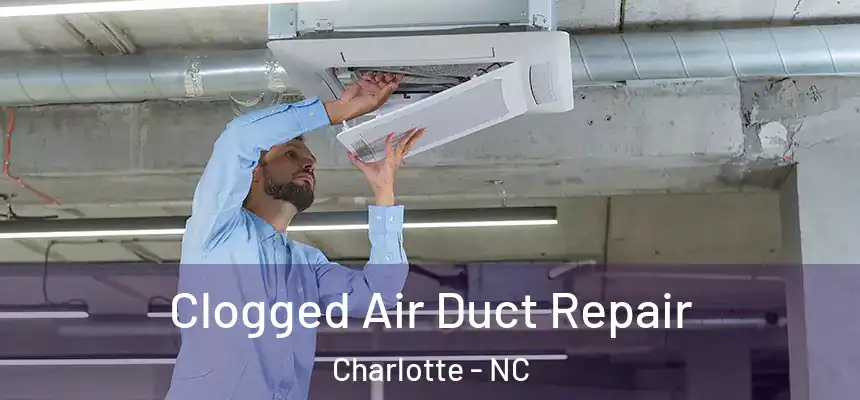  Clogged Air Duct Repair Charlotte - NC